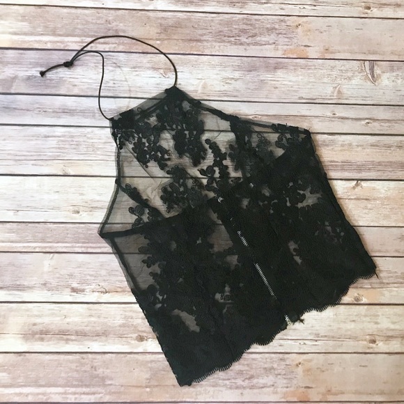 🌹LASTCHANCE🌹Sexy Lace Halter Top - Picture 7 of 8